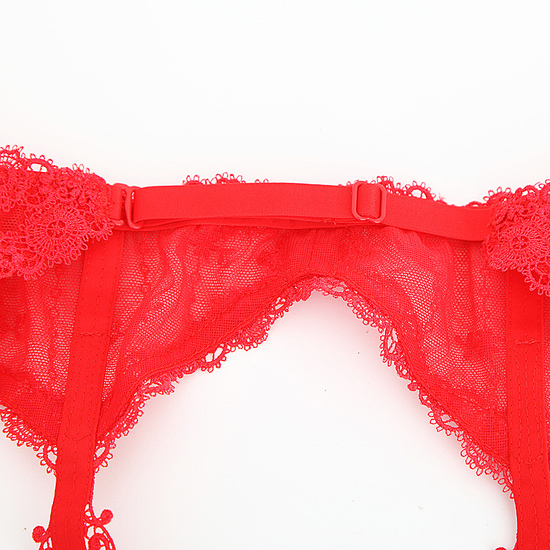 Mani Fen lưới ren điều chỉnh cám dỗ tình dục khóa garter đỏ cuộc sống 01035 đai nịt bít tất thắt lưng nữ