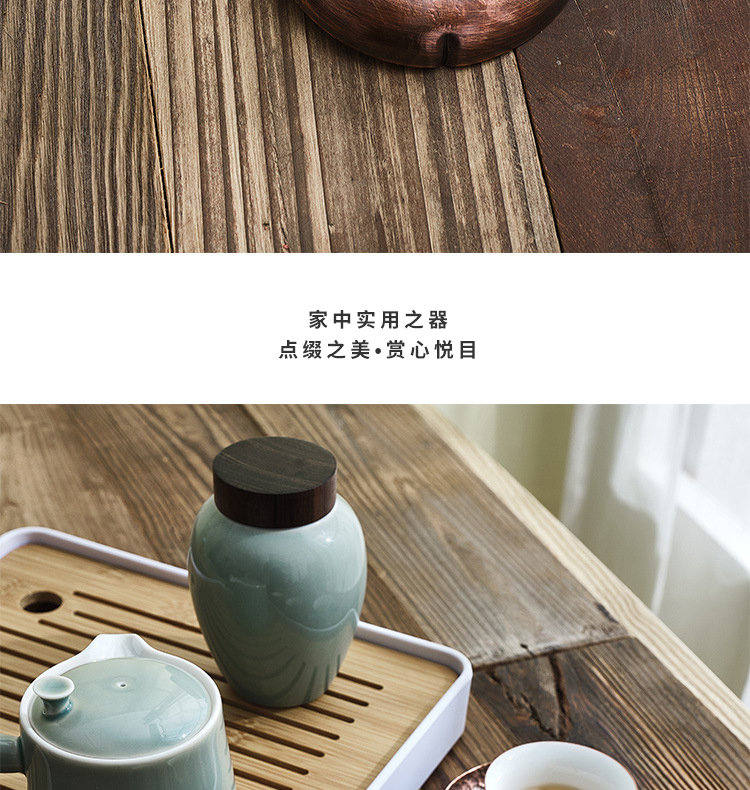 Ceramic story manual copper hammer eye grain cup mat mat kung fu tea saucer Chinese zen tea accessories