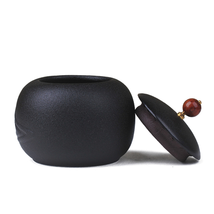 Members of the ceramic portable small pu 'er tea canister travel wake sealed tank tea box of kung fu tea set