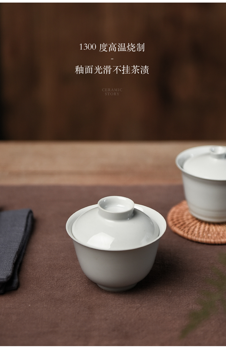 Members of the Japanese tureen single its glaze small tea bowl bowl cups jingdezhen kung fu tea set