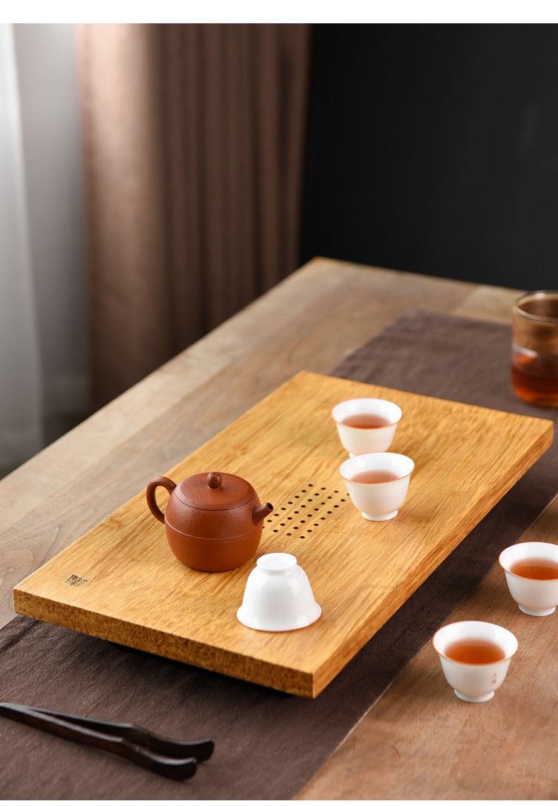 Ceramic tea tray story drop household dry tea saucer plate of drainage water moving small kung fu tea set