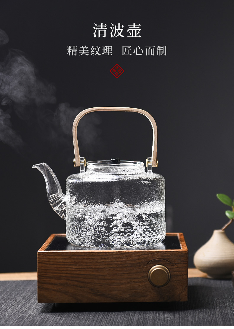 Glass kettle pot from the electric heat resisting high temperature girder TaoLu cooked this small tea stove teapot tea set