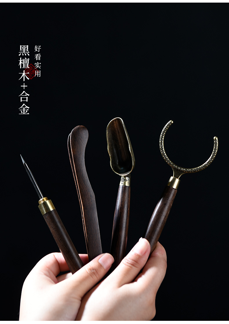 Ceramic tea story 6 ChaGa tea art 6 gentleman gentleman kung fu tea tool set tea service parts books