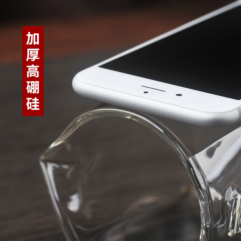 Ceramic fair story glass cup) suit thickening heat integration points of tea, Japanese kung fu tea accessories