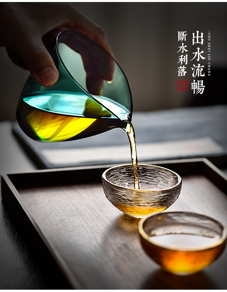 Ceramic fair story glass high - end tea single Japanese sea heat characteristic web celebrity tea tea tea ware