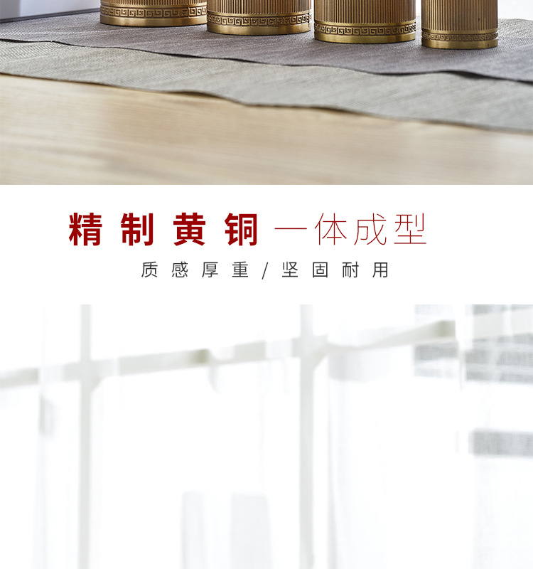 Pure brass ceramic story pu 'er tea pot size seal storage POTS stock POTS kung fu tea accessories