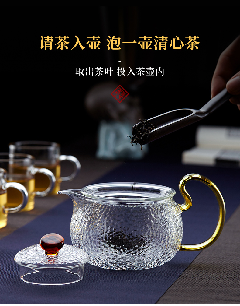 Ceramic story a complete set of tea sets suit home sitting room tea tea tray glass teapot teacup kung fu tea set