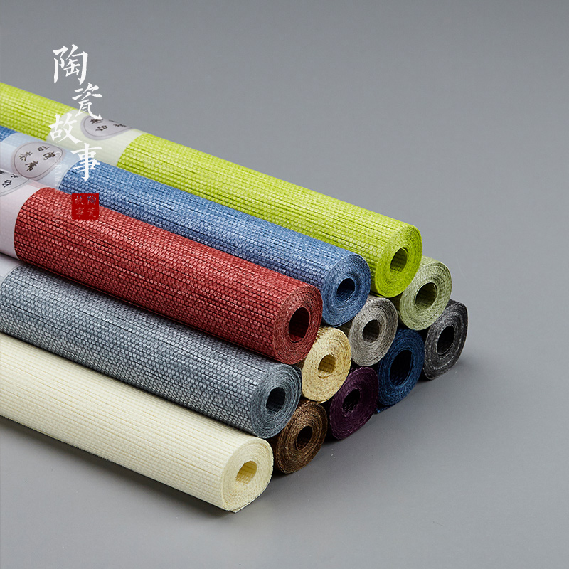 Ceramic story cloth art waterproof dry tea zen tea bamboo mat cotton and linen cloth table flag Chinese tea table cloth pad