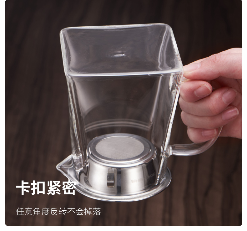 Ceramic fair story glass cup) suit thickening heat integration points of tea, Japanese kung fu tea accessories