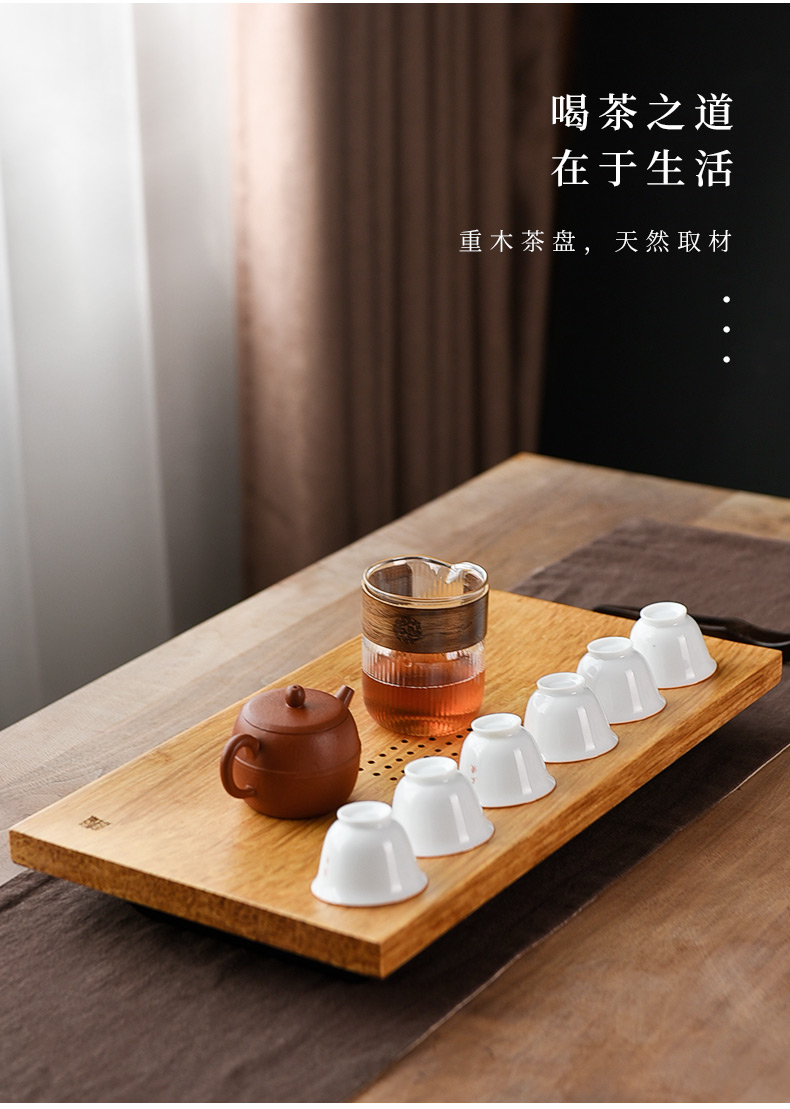 Ceramic tea tray story drop household dry tea saucer plate of drainage water moving small kung fu tea set