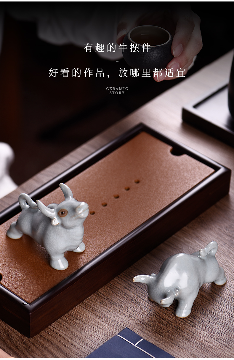 Ceramic tea pet furnishing articles zen tea interest story adorable boutique move tea can keep discoloration in plutus cattle