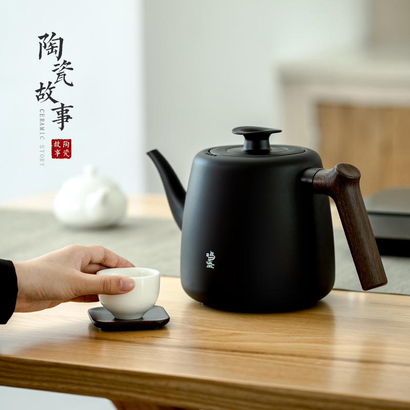 Ceramic story automatic water kettle electric pumping insulation tea sets tea boiler household