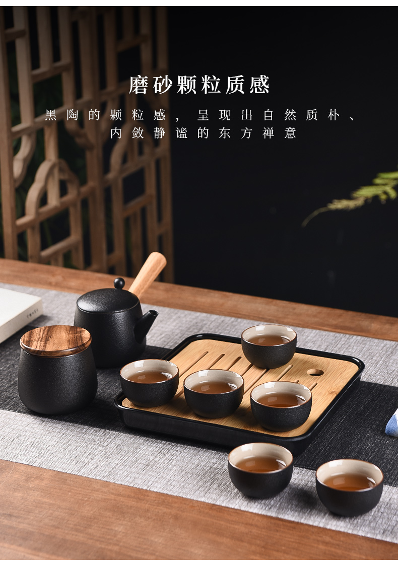 The Story of pottery and porcelain tea set home sitting room office receives a visitor mercifully tea a little Chinese style tea sets tea tray