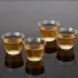 Búa mắt kính cốc thủy tinh kiểu Nhật Bản kung fu đặt bộ cốc cốc đơn ly có mùi cốc dày pha trà nhỏ chịu nhiệt - Trà sứ Trà sứ