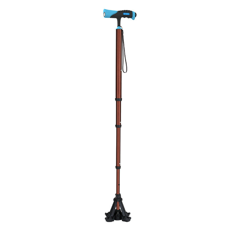 Tex Crutches for the Elderly, Non-Slip, Lightweight, Telescopic Walking Sticks, Special Multi-Functional Four-Legged Crutches for the Elderly, Walkers