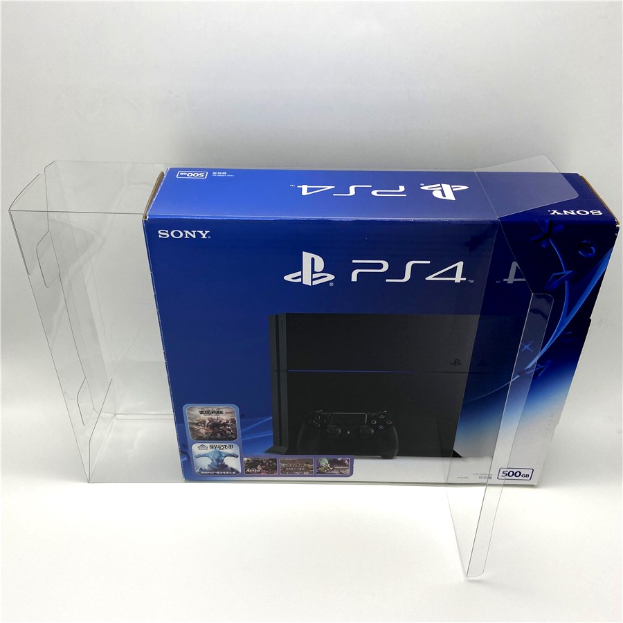 PS4 1200 Collection of display case containing box transparent protection box port of the day version of the US version of the country's edition General