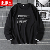South Pole mens mens long sleeves t-shirt spring autumn season dins in pure cotton autumn clothes with undershirt trendwear blouses