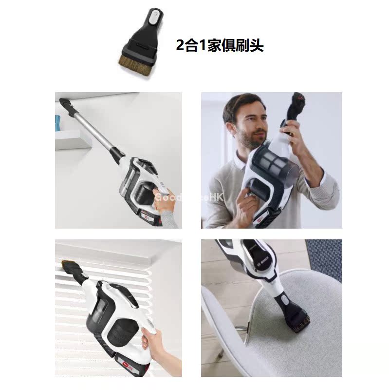 máy hút bụi cầm tay điện máy chợ lớn Máy hút bụi gia đình không dây Bosch / Bosch cầm tay BBS1114CN BBS1224CN BCS122GB - Máy hút bụi