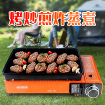 Cassette stove Outdoor stove Gas stove Outdoor Cass stove Portable gas stove Gas barbecue stove Magnetic stove