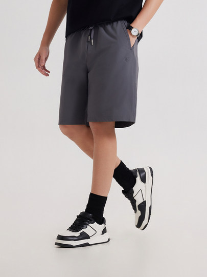 Carbine coole Sport-Eis-Seiden-Shorts für Herren, 25, Sommer, elastisch, atmungsaktiv, fünf Punkte, lockere Freizeithose