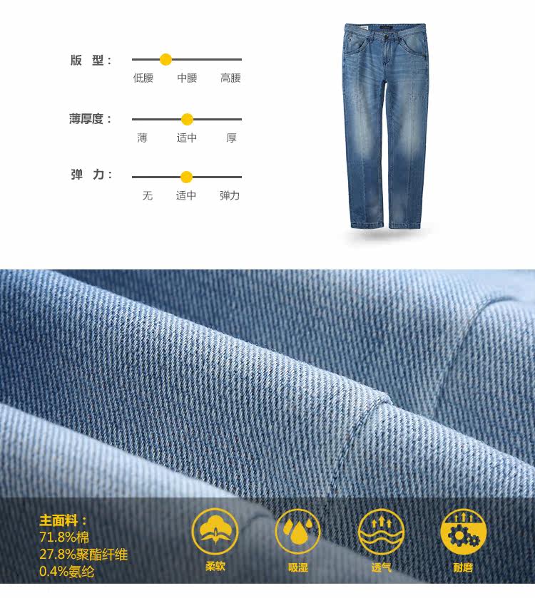 Jeans pour jeunesse CABBEEN en coton pour printemps - Ref 1483764 Image 11
