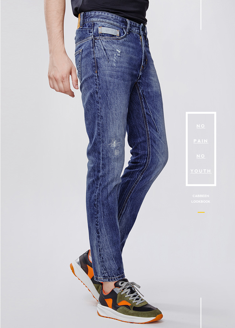 Jeans pour jeunesse CABBEEN en coton pour automne - Ref 1483700 Image 8