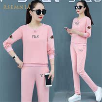 Rsemnia sportswear suit women 2021 new autumn fashion casual foreign style womens temperament two-piece set