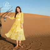 Rsemnia Летнее шифоновое боди, длинная юбка, городской стиль, французский стиль, изысканный стиль