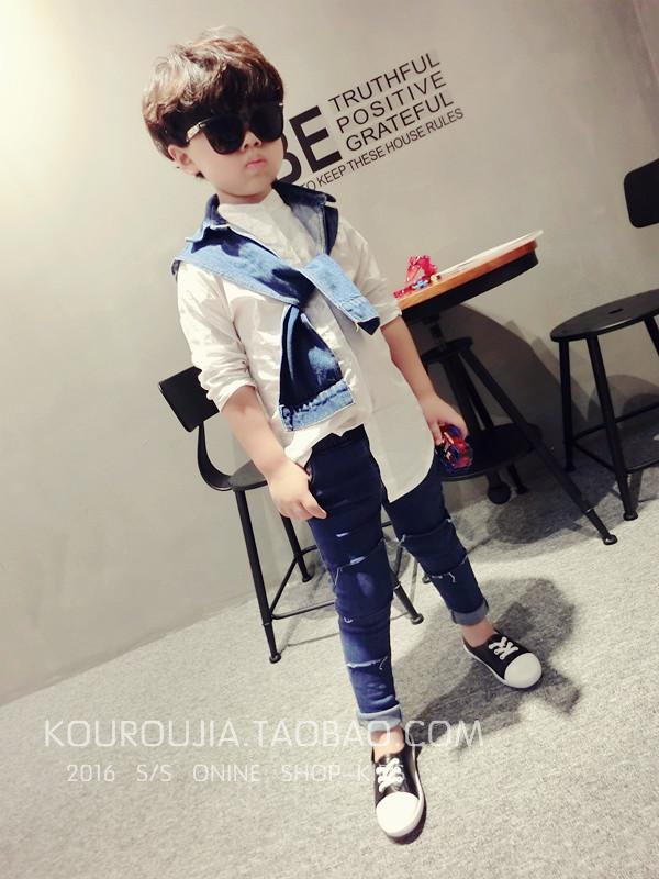 Chemise enfant à manche longue - Ref 2083420 Image 23