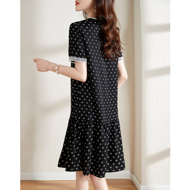 Baozi floral dress women's summer 2024 new style Korean style casual loose slimming and flesh-covering skirt high-end
