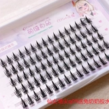 Башня -pikes смешанная модель! Маленькая маленькая злодейская фальшивая ресна супер натуральная симуляция новички феи нижние ресницы