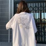 Tide, японская ретро футболка с коротким рукавом, коллекция 2023, оверсайз, в корейском стиле