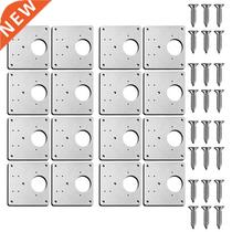 Hinge Repair Plate Kit with Hole for Cabinet Rust Resistant