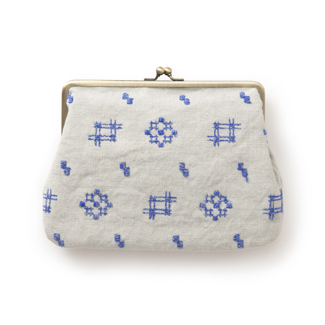 (Japanese-made) Kyoto Nara and Spurs embroidered with seven gold and zero-wallet day-style girls' gifts