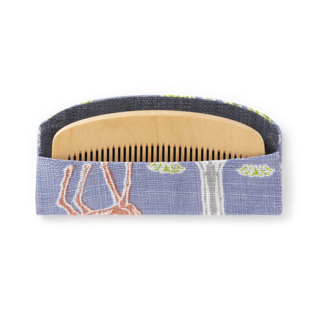 (Japanese-made) Kyoto Nara Kagawa Seven Cosmetic Mirror Comb Day Style and Wind Girls Gift Creative