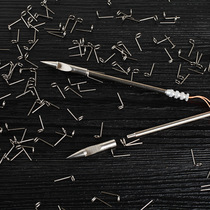 Fish dart barbed bullet dart hook 304 stainless steel wire fishing dart accessories single barbed slingshot fish