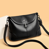 Kangaroo bag womens bag new 2021 messenger bag womens shoulder mother bag fashion atmosphere leather ladies handbag