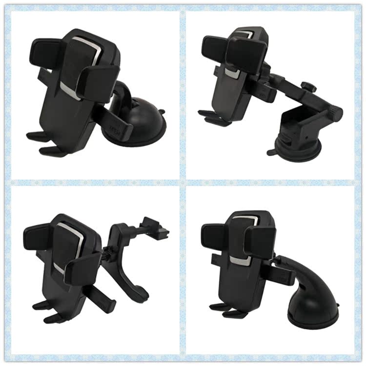 Tự động giữ điện thoại khóa giữ xe 360 ​​độ giữ điện thoại di động quay xe đa chức năng mới với cốc hút - Phụ kiện điện thoại trong ô tô chân giá đỡ điện thoại