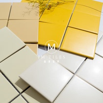 Simple dopamine style colorful mosaic tiles kitchen bathroom balcony nine-square blue orange small square tiles