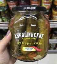 Russian fresh purchase crispy canned canned vegetables canned pickled Pickled Pickle appetizer 670g