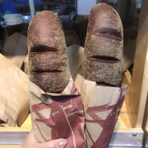 Russian supermarket fresh malt brown bread large leba black leba sour bread sugar-free leba rye bread