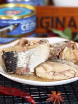 Russian imported food deep sea fish canned Russian delicious non-polluting salmon meat