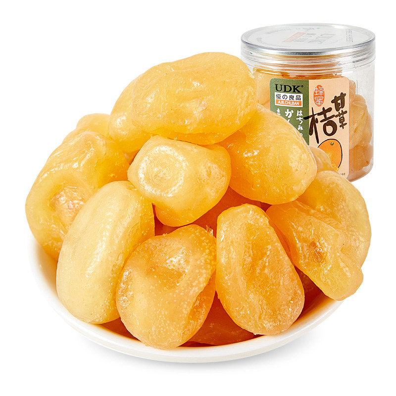 Youzhiliang honey licorice orange 185g canned citrus canned dried kumquat candied candied plum candied snack specialty