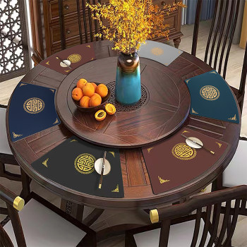 Round table placemat first meal waterproof and oil-proof