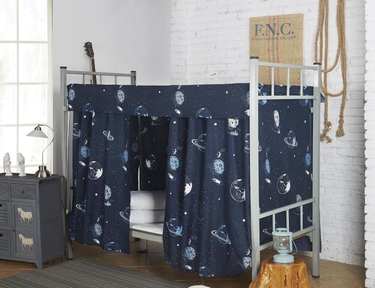 Học sinh giơ rèm cửa phòng ngủ ký túc xá che giường ngủ manti mét cao dưới bàn 1,6 m 1,7 m 1,8 Rèm - Bed Skirts & Valances rèm treo giường