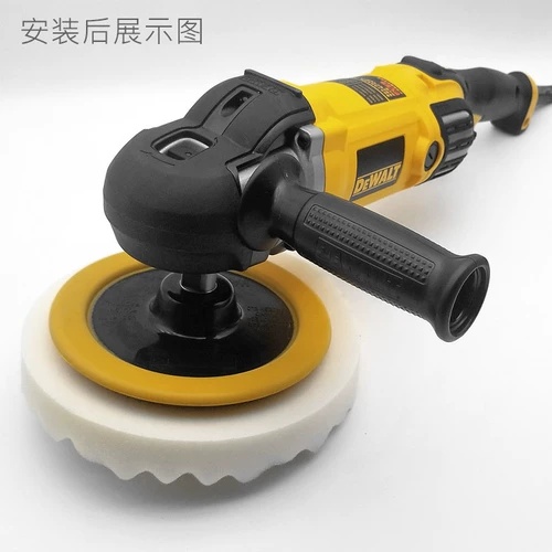 Белый поролоновый импортный волнистый ткань для полировки, 8 дюймов