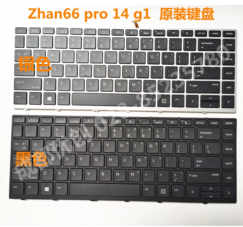 Used for Hp Zhan 66 Pro G1 430 G5 440 G5 445 G5 Laptop Keyboard Replacement