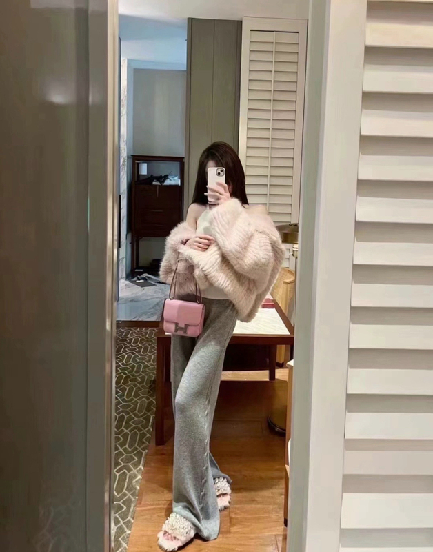 Ye Jia Nailah·Super Versatile Magic Pants, Elegant Gray Wool Pants