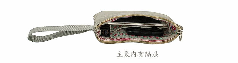 Phim hoạt hình Hàn Quốc dễ thương ví mini nữ thay đổi túi dây kéo vải ly hợp túi điện thoại di động túi vải ví tiền