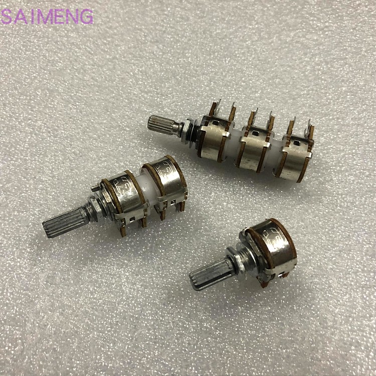 Step - forward 50KB audio power discharge dual 46 joint potentiometer carbon film joint venture production quality limit